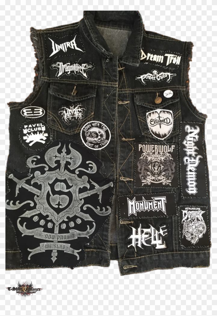 Start Of A Black & White Vest - Hell Clipart #5463465