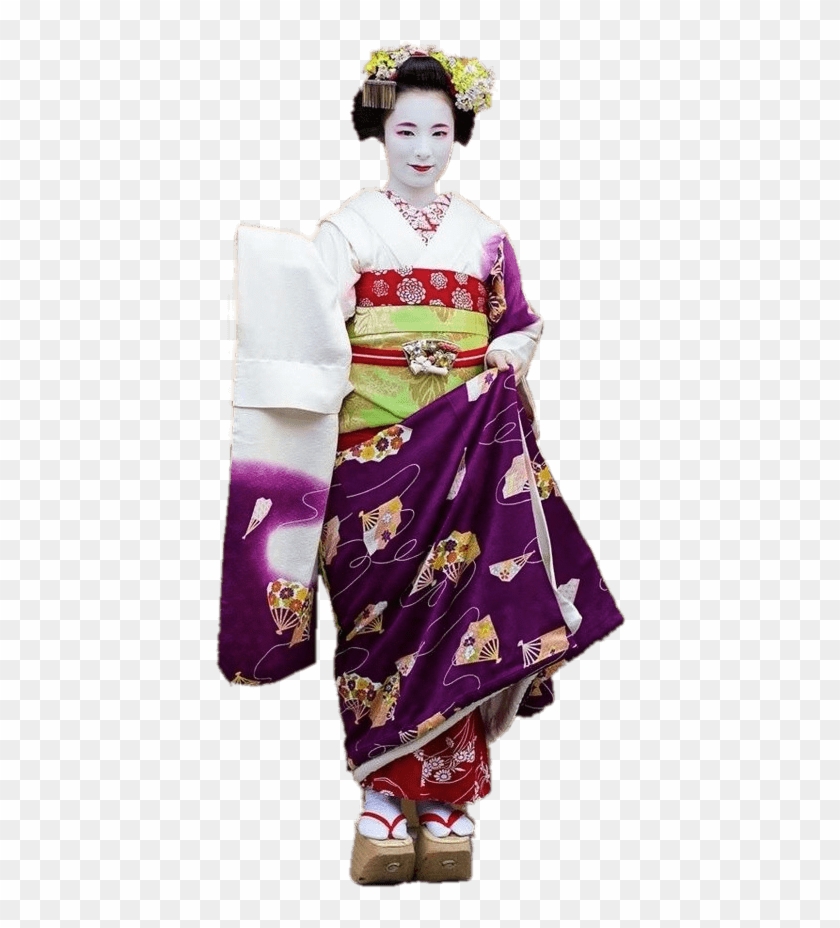 People - Maiko Kimono Clipart