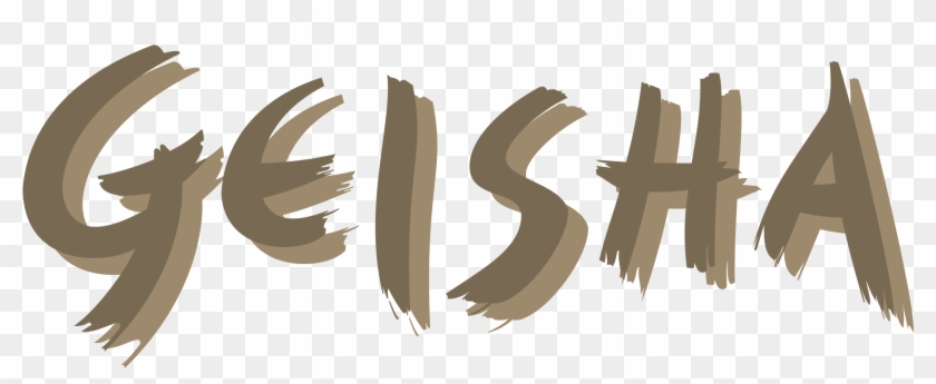 Geisha Logo Png Transparent - Geisha Font Clipart #5463693