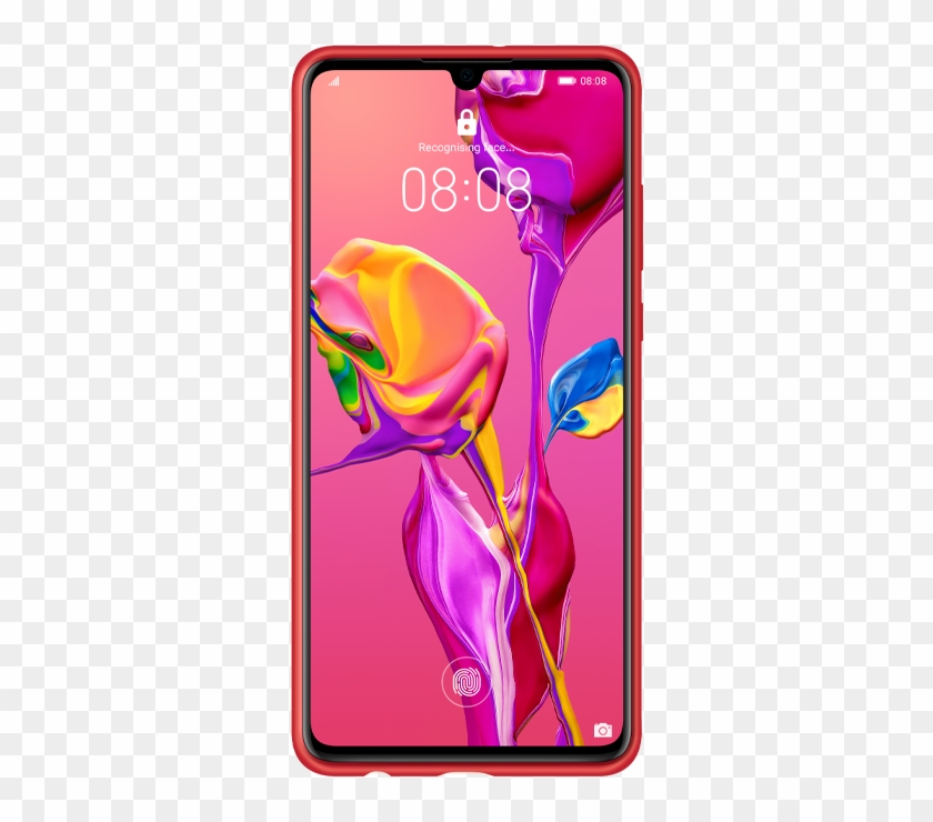 /e/l/elle Scc Red Front With-phone - Huawei P30 Pro Box Clipart