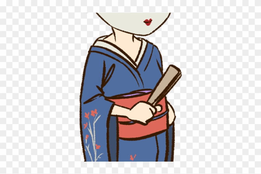 Geisha Clipart Japanese Ninja - Clip Art - Png Download #5464193