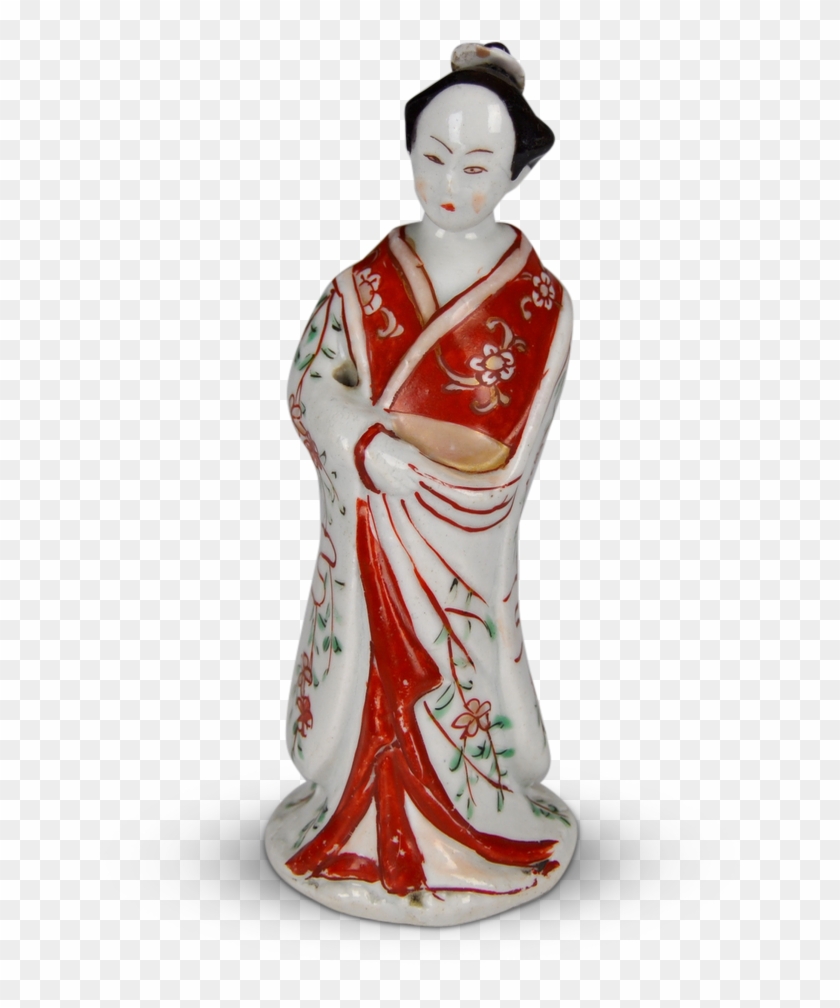 A Japanese Imari Geisha Figure - Figurine Clipart #5464484