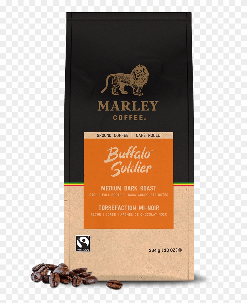 Buffalo Solider Coffee Blend Tabletop - Marley Coffee Clipart