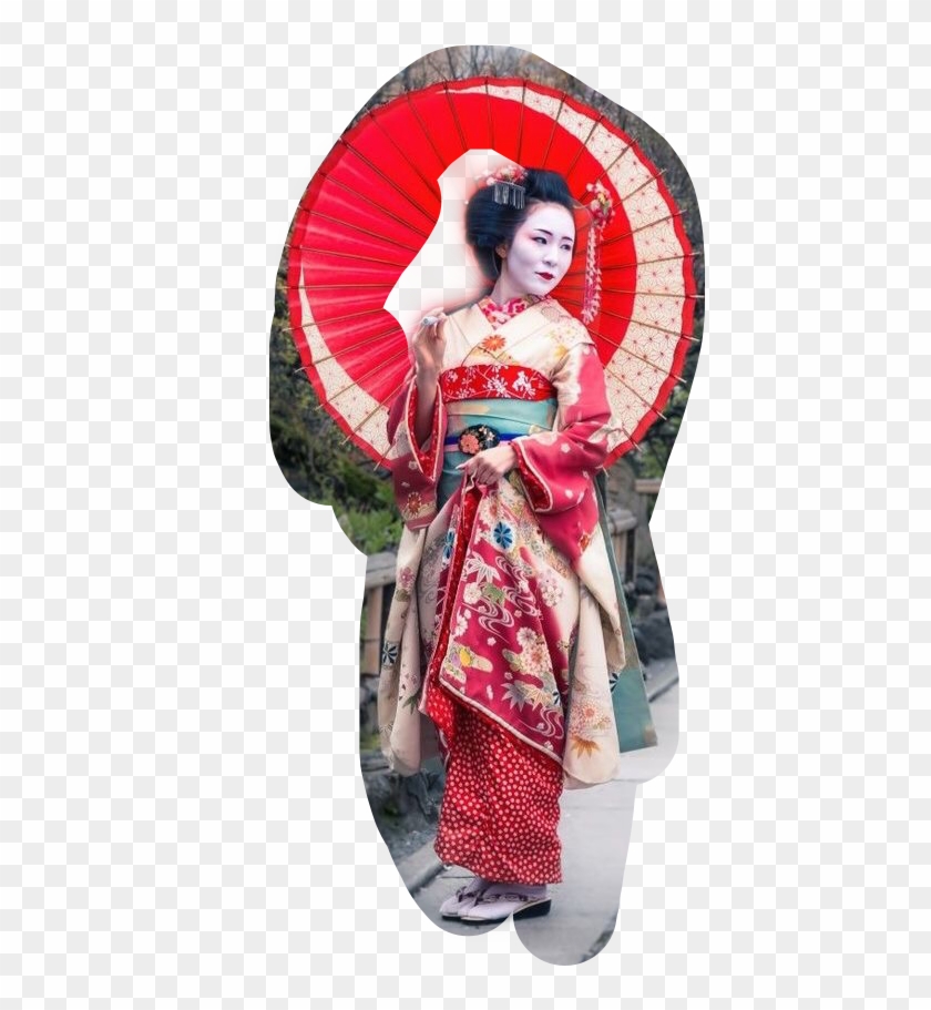 Geisha Sticker - Most Beautiful Japanese Geisha Clipart #5464838