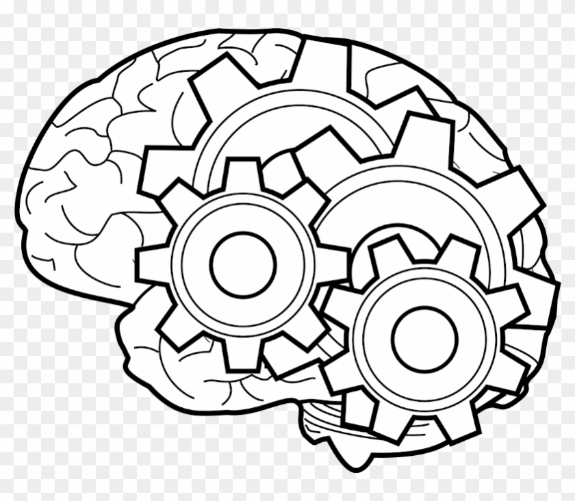 Index Of Www Thoughtsynth Com Gearbrainx - Brain With Gears Drawing Clipart #5464915
