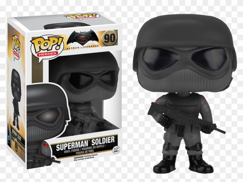 Batman Vs Superman - Funko Pop Superman Soldier Clipart