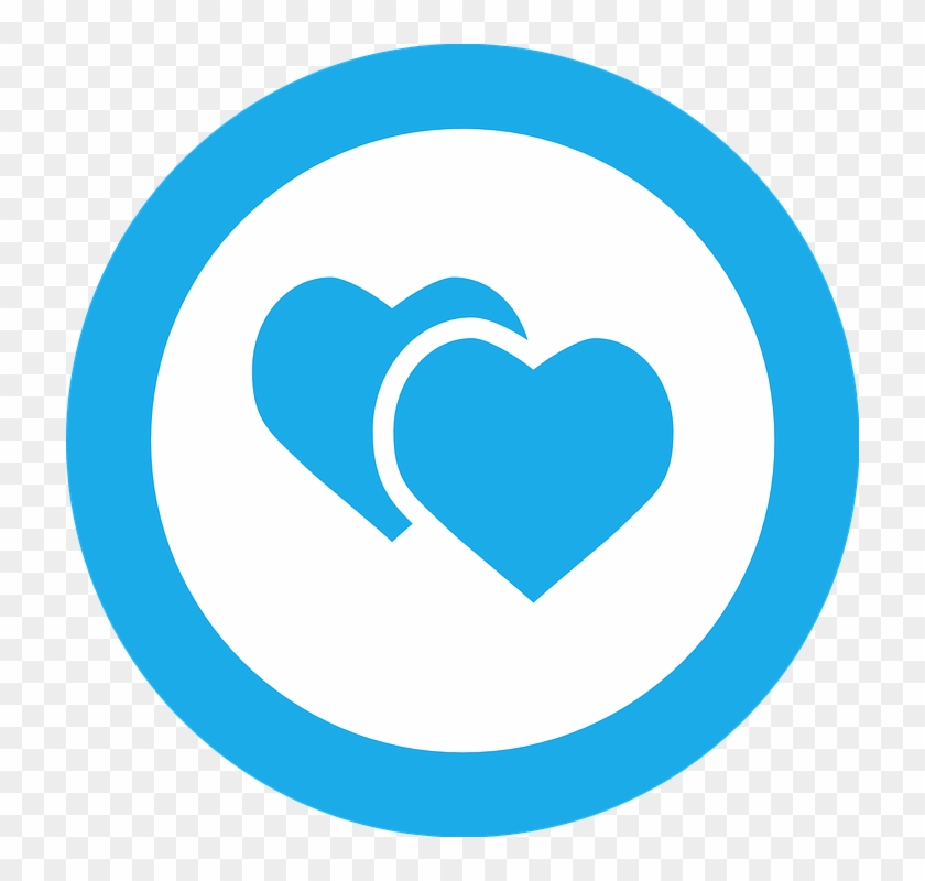 Circle Clipart Sky Blue - Down Arrow Icon Blue - Png Download #5465339