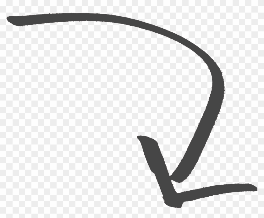 Curved Arrow Red2 - Transparent Background Curved Arrow Png Clipart