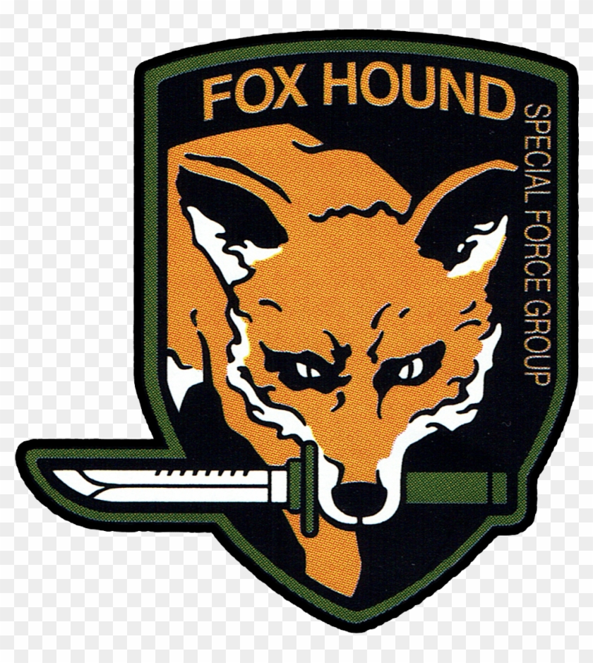 Foxhound Logo @konami's Metal Gear Solid On The Playstation - Foxhound Metal Gear Logo Clipart