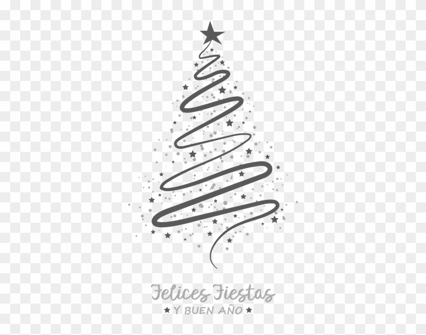 Felices Fiestas - Felices Fiestas Blanco Y Negro Clipart #5465804