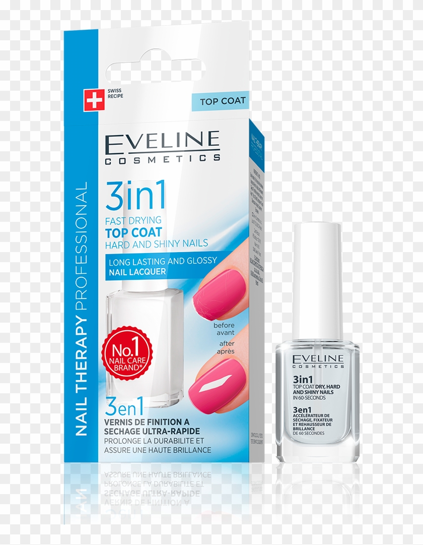 Nail Therapy Dry, Hard And Shine Nail Polish - Eveline Vitamin Booster Clipart #5466027