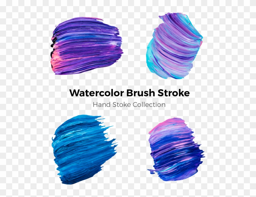 Vector Paintbrush Abstract - Pintura Acuarela Pincelada Png Clipart