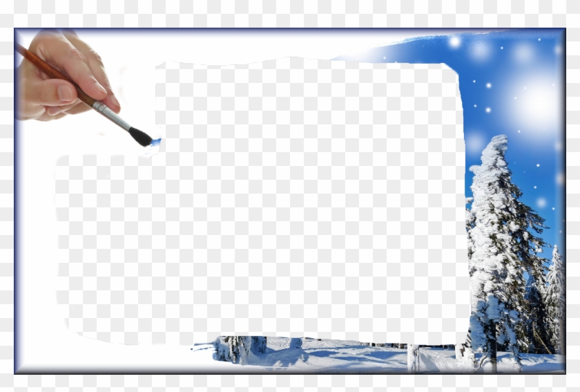 Psp View Full Size Stock Photo Vintage Winter Background - Snow Clipart #5466532
