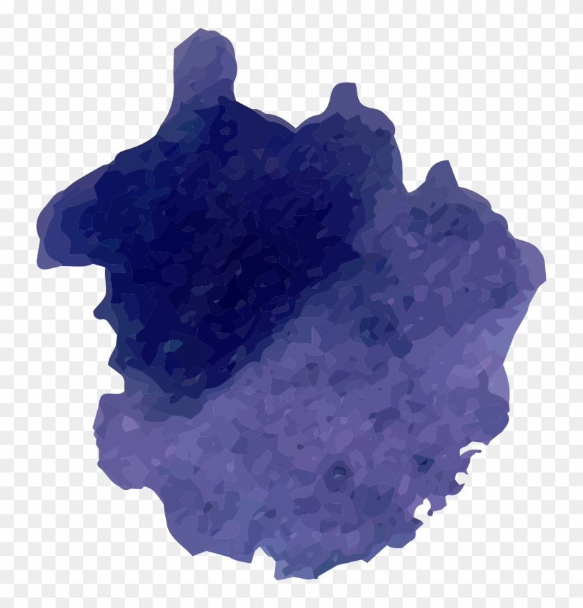 #blue #watercolour #watercolor #brush #brushstroke - Crystal Clipart
