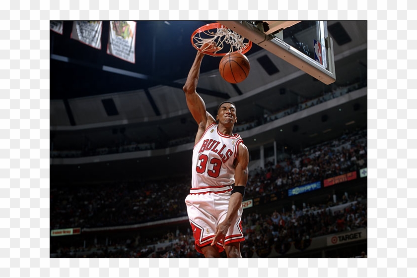 Nba Scottie Pippen's Top 10 Dunks Robin - Slam Dunk Clipart