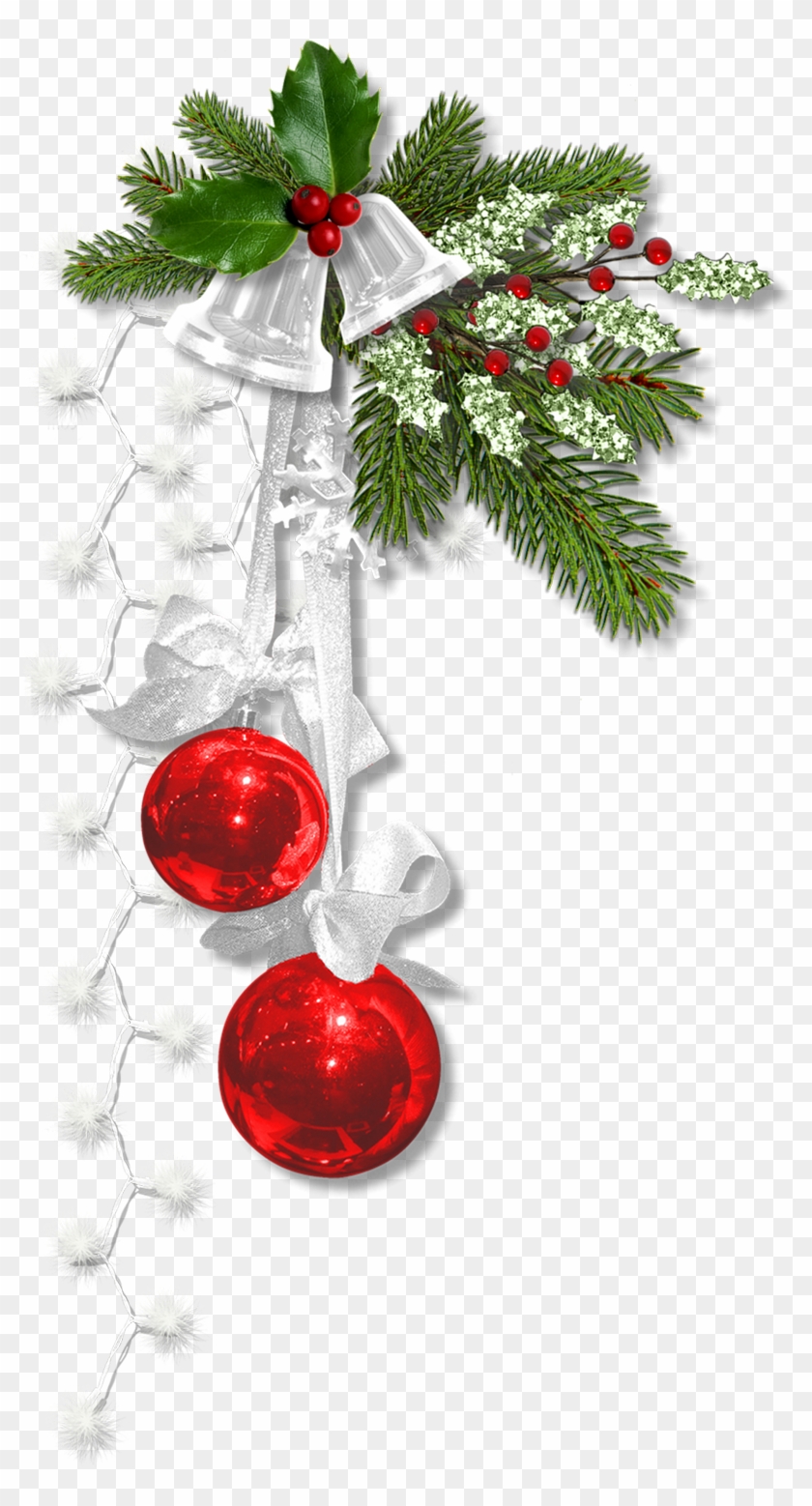 Silver Bells Christmas Cluster Freebie - Clipart Julbilder - Png Download #5467090