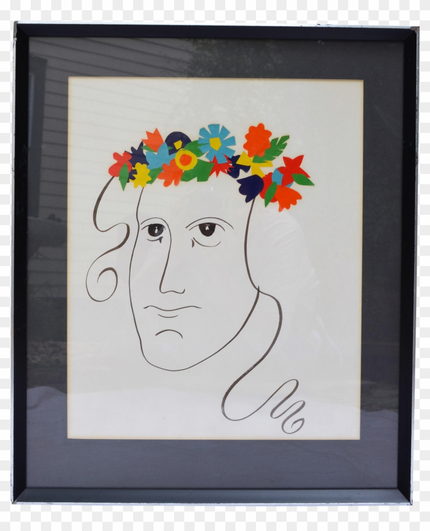 Stock Abstract Face Illustration Chairish - Picture Frame Clipart