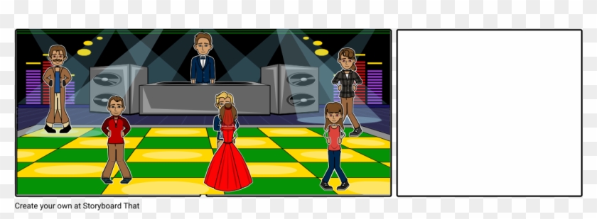 Dance Floor - Cartoon Clipart #5467685