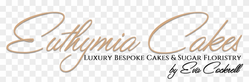 Euthymia Cakes Wedding Cakes, Wedding Cake Decorations - Calligraphy Clipart