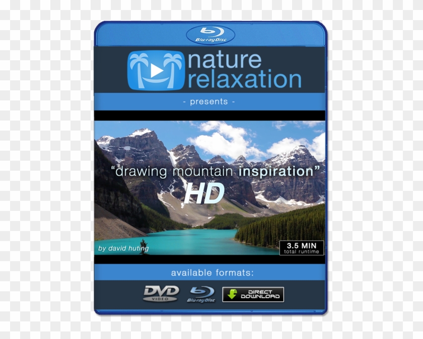 "drawing Mountain Inspiration" Uplifting Short Nature - Moraine Lake Clipart