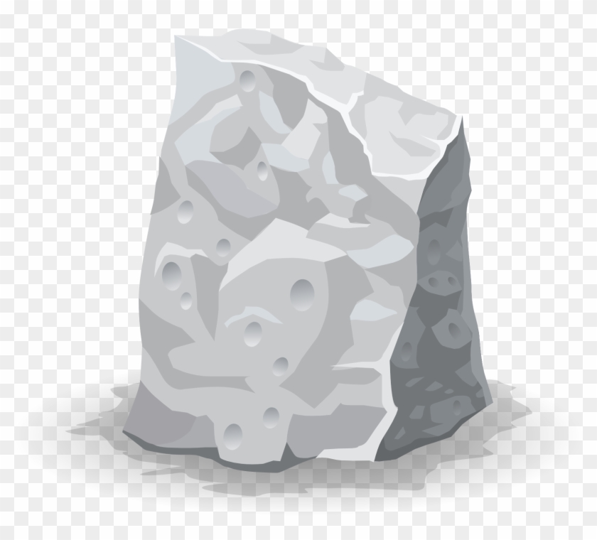 Drawing Of Grey Rocky Mountain - Igneous Rock Clipart #5467785