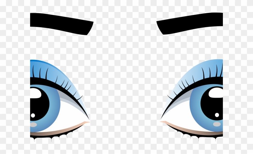 Eyeball Clipart Elephant - Girls Eyes Clip Art - Png Download