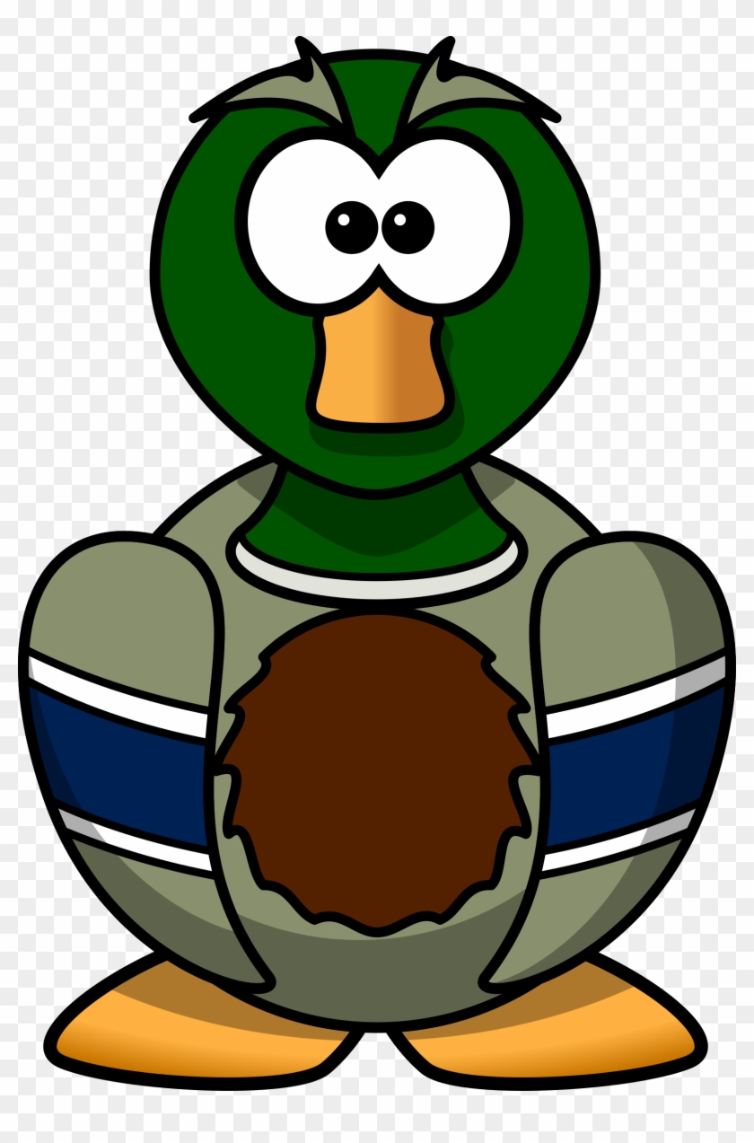 This Free Icons Png Design Of Cartoon Mallard - Cartoon Duck Clipart Transparent Png