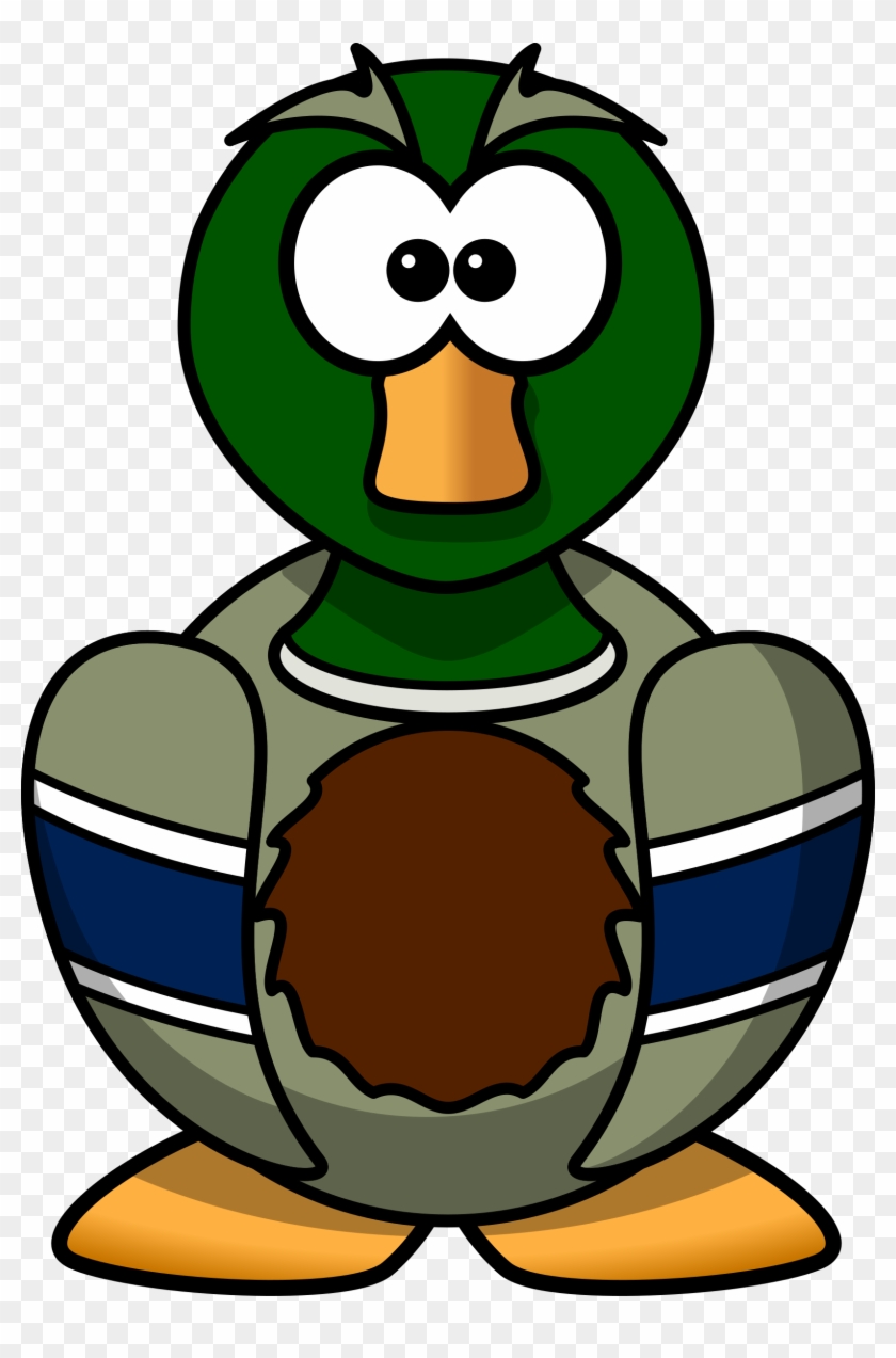 This Free Icons Png Design Of Cartoon Mallard - Cartoon Duck Clipart Transparent Png #5468675