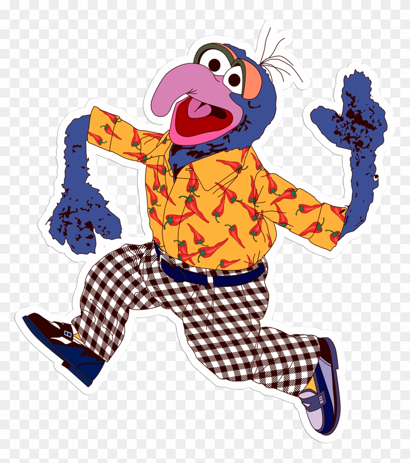 Gonzo Checkered Pants - Muppets Characters Clipart