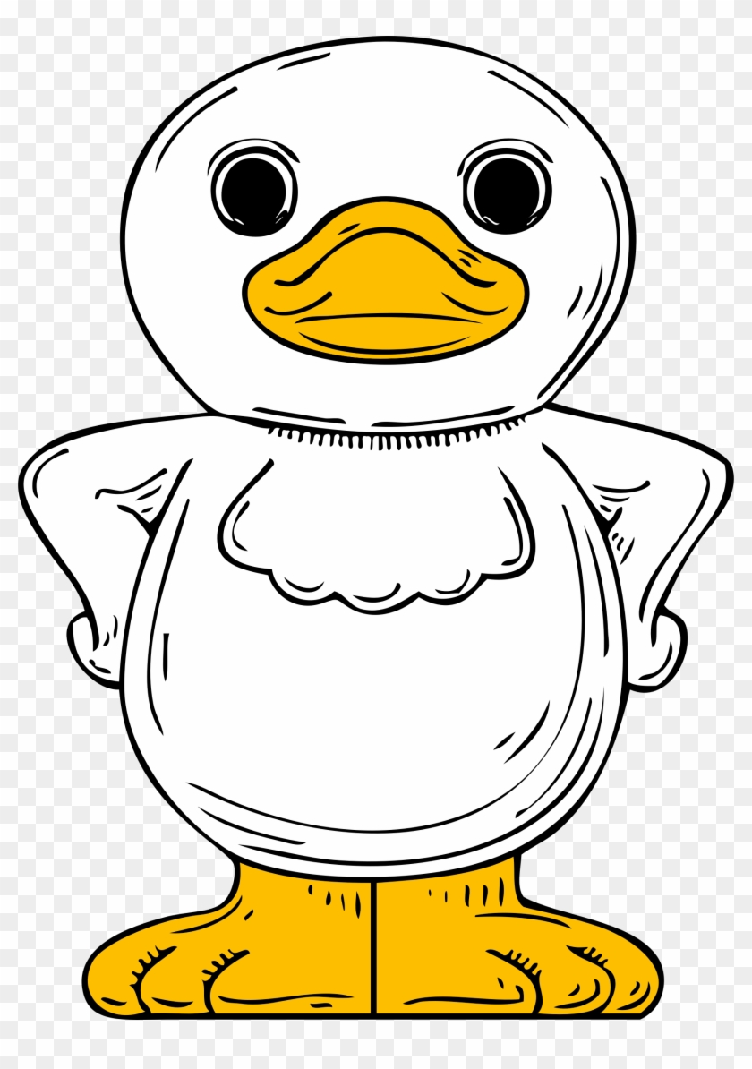 Clipart - Standing Duck - Clipart - Download - Donald - Standing Cartoon Duck - Png Download #5468782