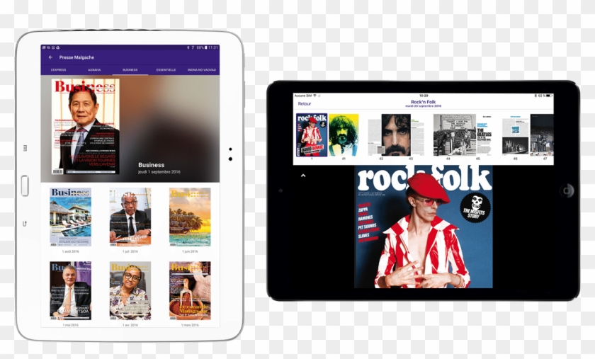 2 Tablet Androidipad - Online Advertising Clipart #5468913