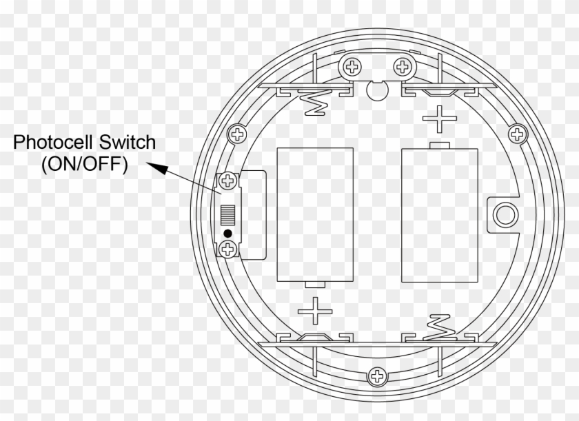 Photocell Switch - Circle Clipart