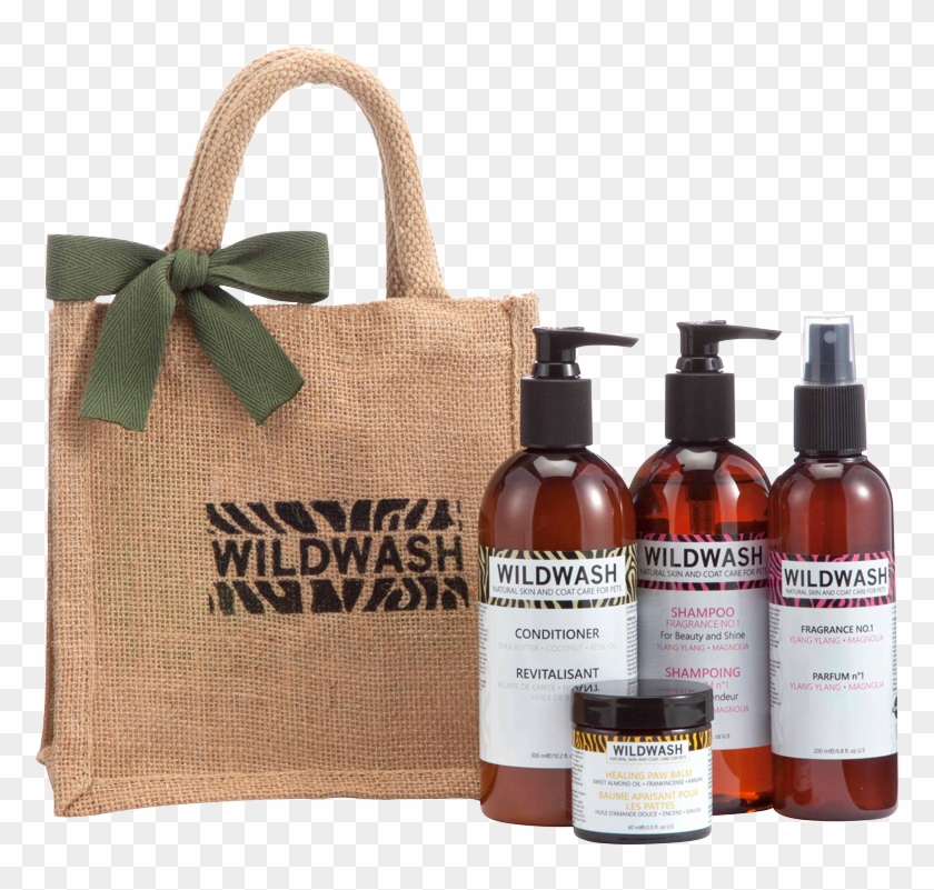 Wildwash Ethical Product Award Gift Bag, Fragrance - Glass Bottle Clipart