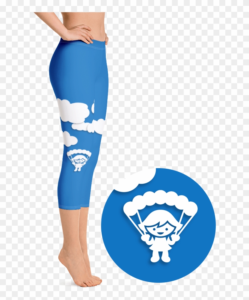 Skyfam Capri Leggings - Cartoon Clipart #5469533