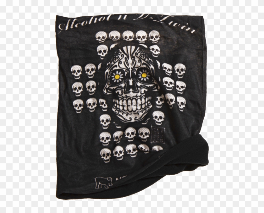 Holy Freedom Skull Custom Motorcycle Bandana Tube With - Skull Clipart
