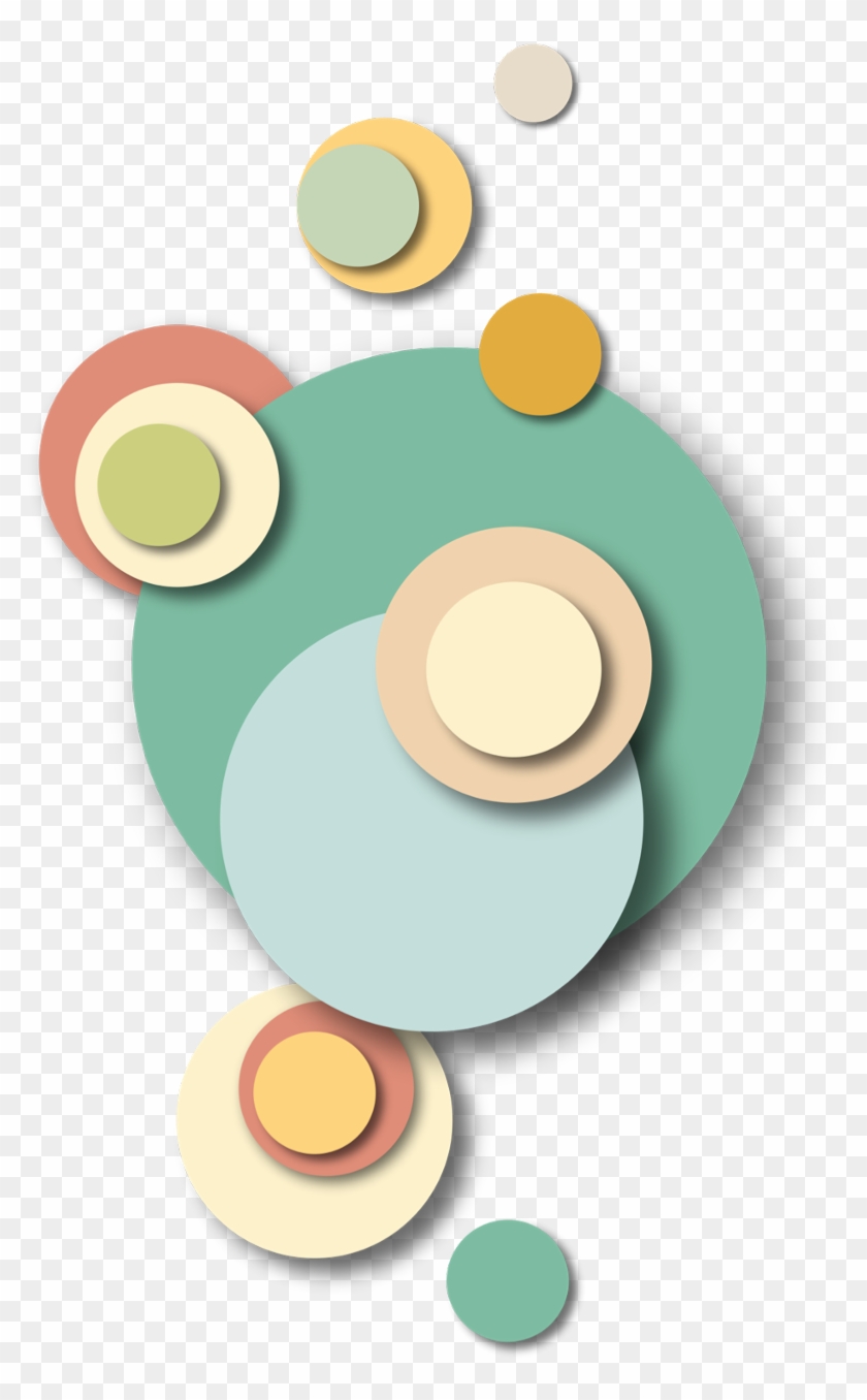 #circles #shapes #geometric #bubbles #retro #easter - Circle Clipart