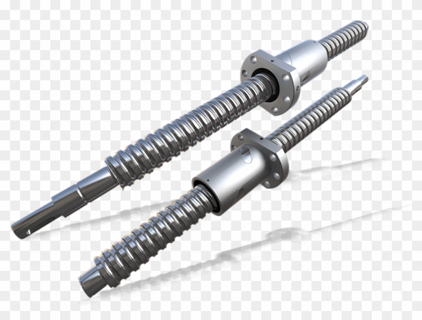 Ball Screw And Trapezoidal Screw Drives Transform A - Ball Screw Png Clipart #5471302