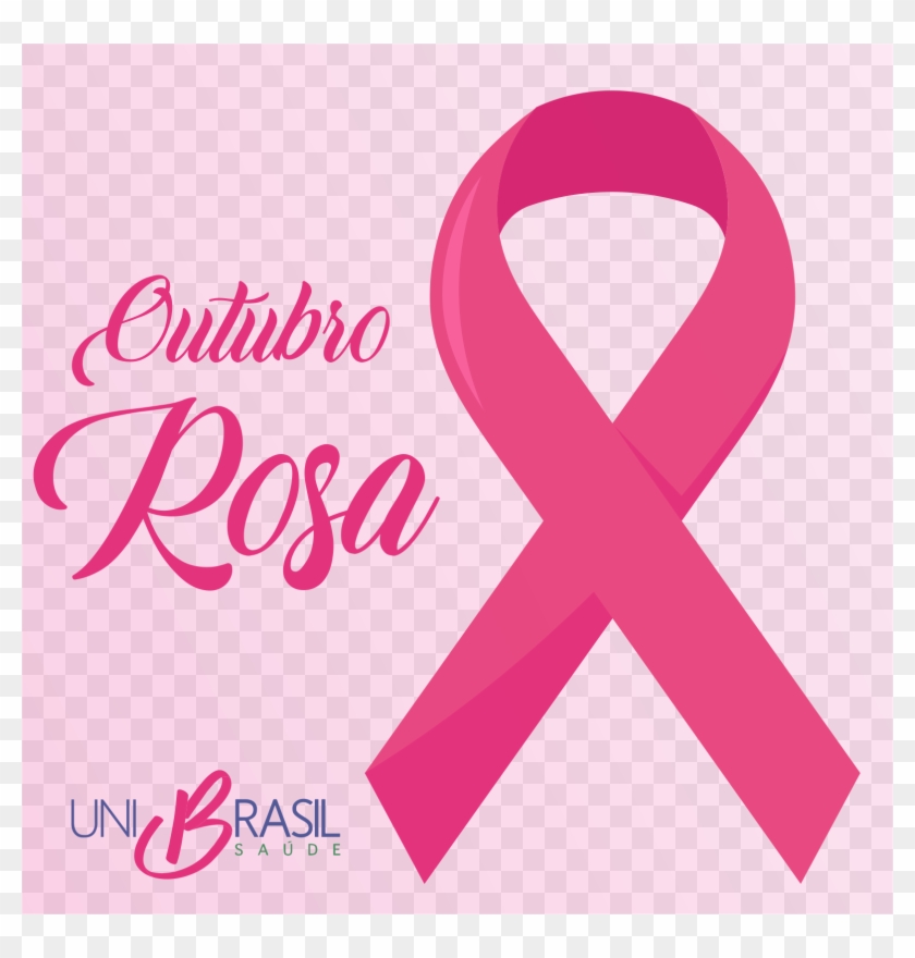 Unibrasil Saúde Realizou Outubro Rosa Em Barreiras-ba - Calligraphy Clipart #5471445