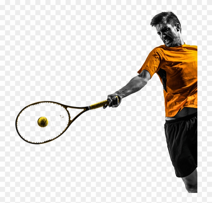 Volkl V-sense V1 Os Racquets , Png Download - Tennis Player Png Clipart #5471479