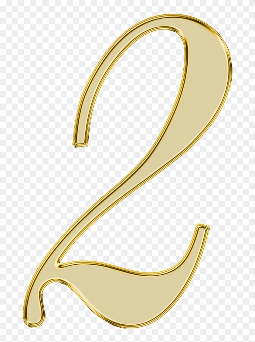 Número De Oro - Number 2 Pixabay Clipart #5471521