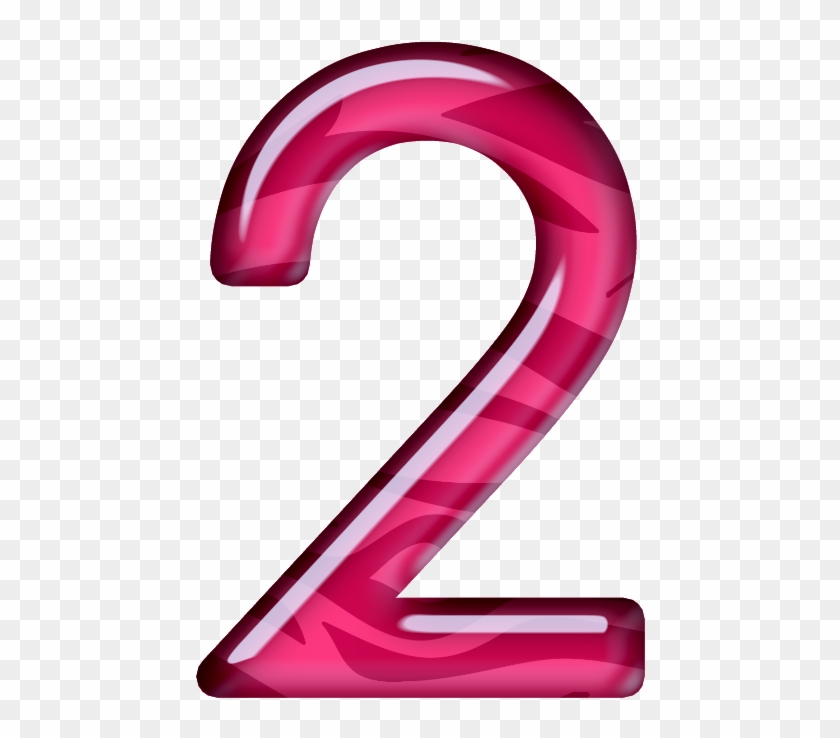 Ch B *✿* - Numero 2 Fucsia Clipart #5471556