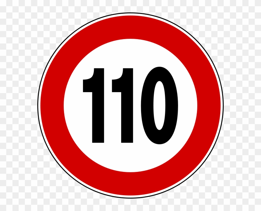 110 600×600 - Limiti Di Velocità 90 Clipart #5471634