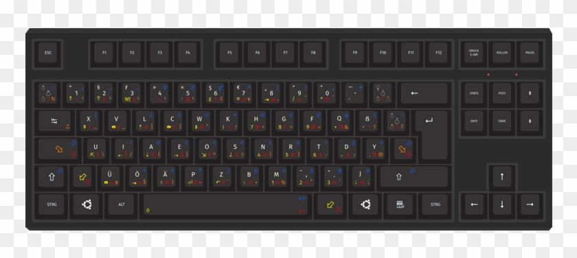 Neo 2 By Smuecke 88-key Iso Custom Mechanical Keyboard - Computer Keyboard Clipart