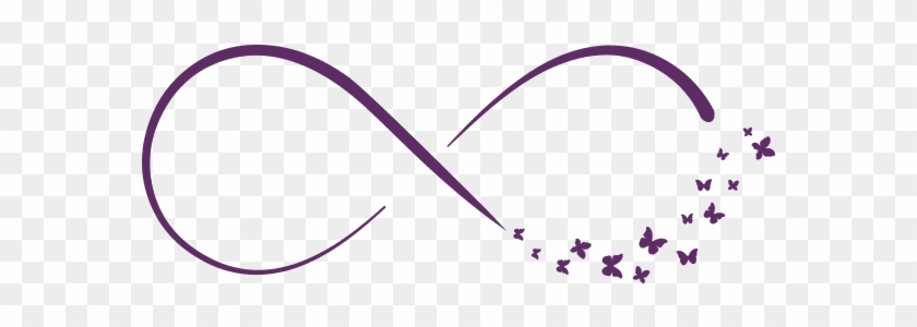 Vinilos Símbolo Infinito Mariposas - Simbolo Do Infinito Em Png Clipart