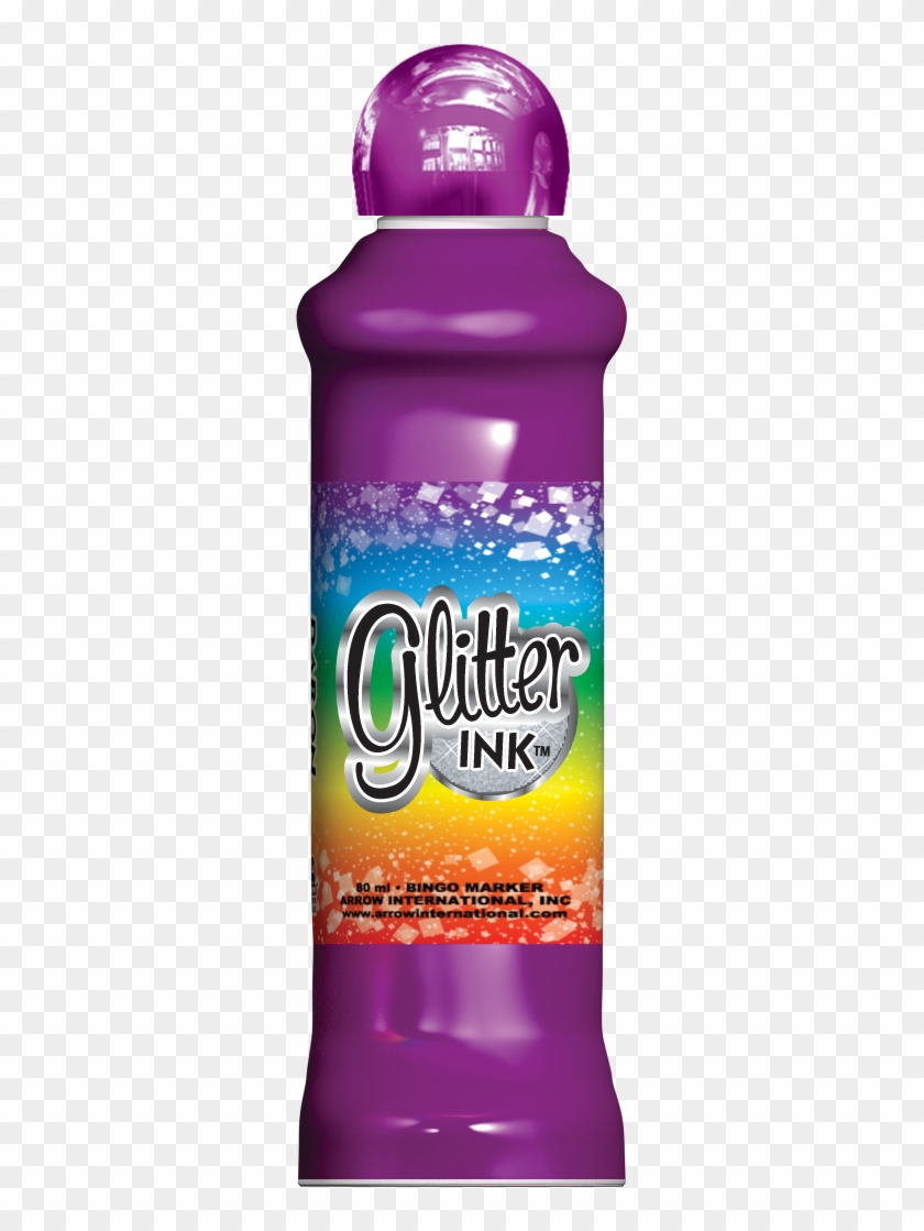 Purple Glitter Ink - Caffeinated Drink Clipart