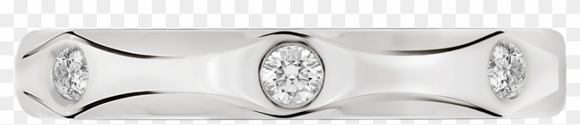 Infinito Wedding Band In Platinum Set With Diamonds - Engagement Ring Clipart