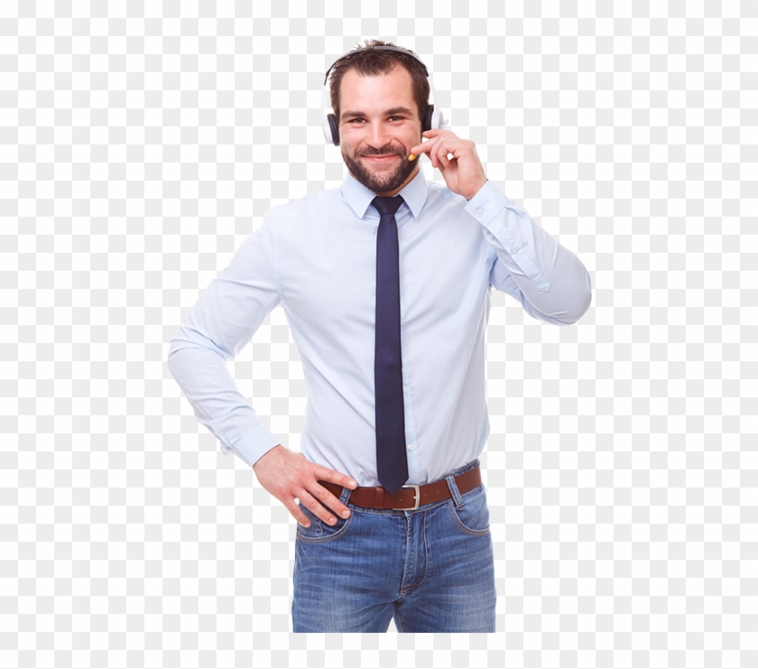 If External Call Center Is A Solution For My Company - Gentleman Clipart