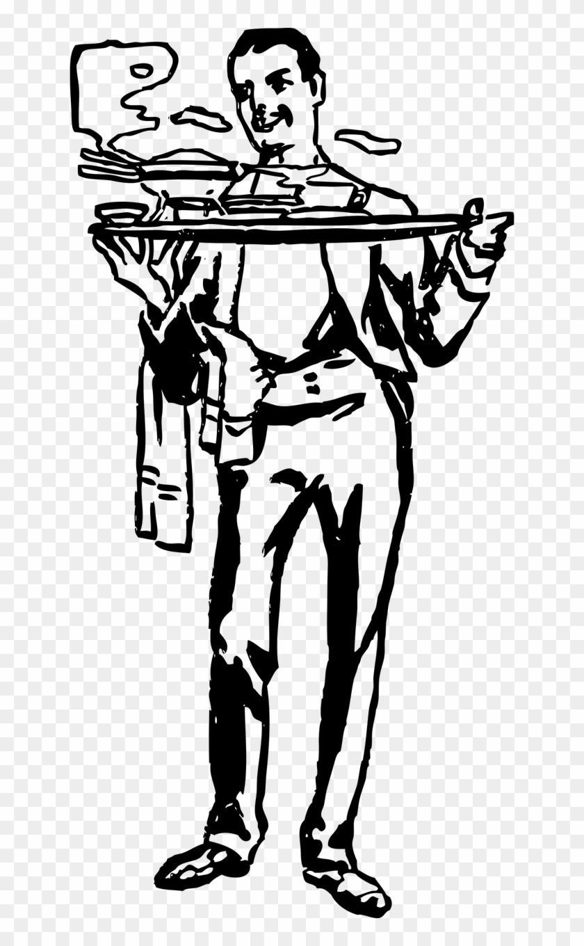 Dining Food Man Restaurant Png Image - Español En El Restaurante Clipart #5473132