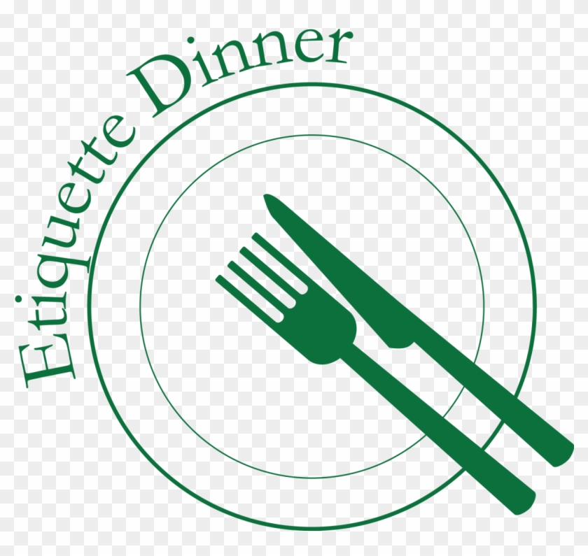 Etiquette Dinner 2018 - Dining Etiquette Png Clipart