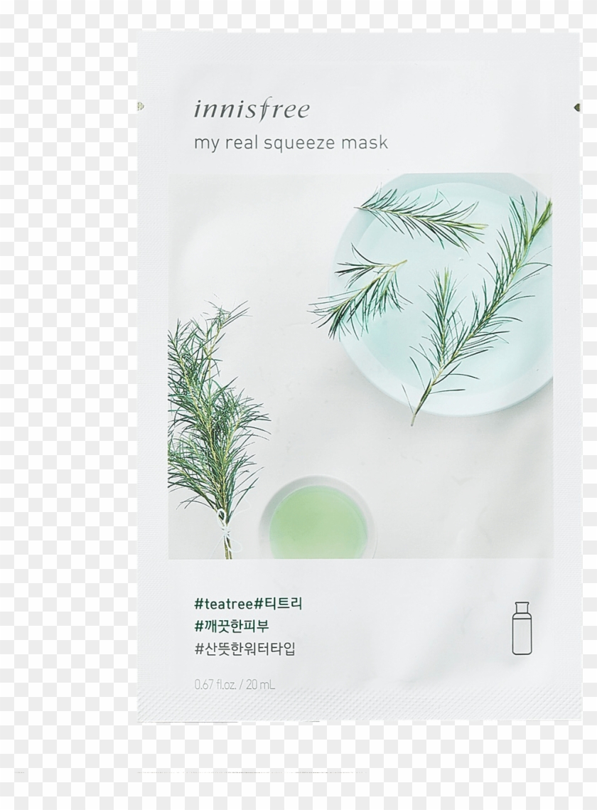 Innisfree My Real Squeeze Tea Tree - Innisfree Real Squeeze Mask Tea Tree Review Clipart